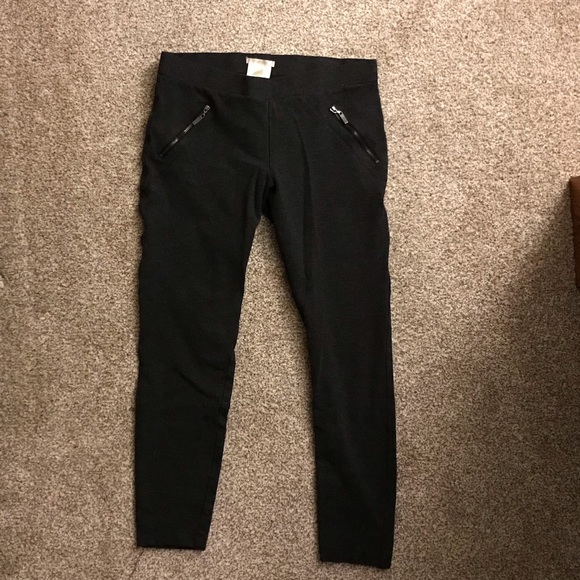 Matty M zipper detail leggings dark gray - Picture 3 of 8